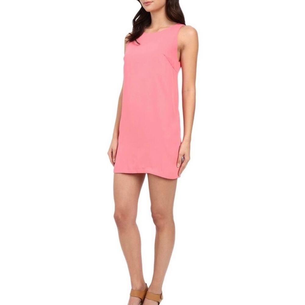 Lucy Love Pink Sleeveless Shift Dress XS